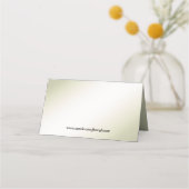 RBサッカー選手/スポーツデザイン プレイスカード (裏面)