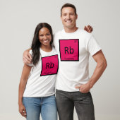 Rb - ラズベリー フルーツ 化学 周期表 tシャツ (ユニセックス)