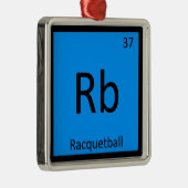 Rb - Racetball Sports Chemistry周期表 メタルオーナメント (右)