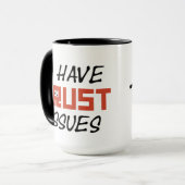 RBCに信頼の問題がある マグカップ (正面左)