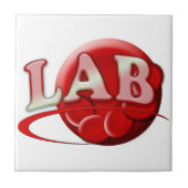 RBCラボラトリーロゴ赤血球 タイル (正面)