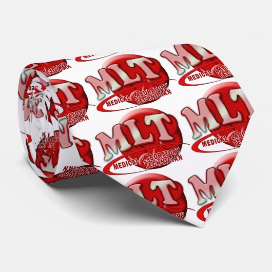 RBC MLT LABORATORY SWUSHロゴ – MED LAB TECH ネクタイ (ロール)