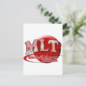 RBC MLT LABORATORY SWUSHロゴ – MED LAB TECH ポストカード (スタンド正面)