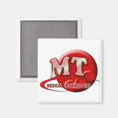 RBC MT LABORATORY SWUSHロゴ – MEDICAL TECH マグネット (正面/裏面)