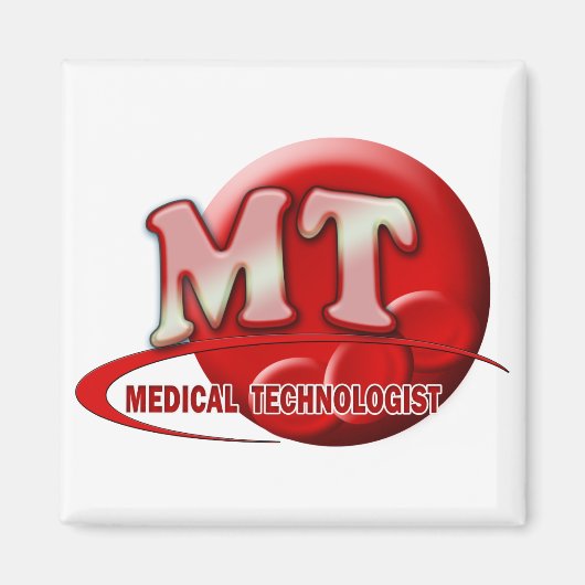RBC MT LABORATORY SWUSHロゴ – MEDICAL TECH マグネット (正面)