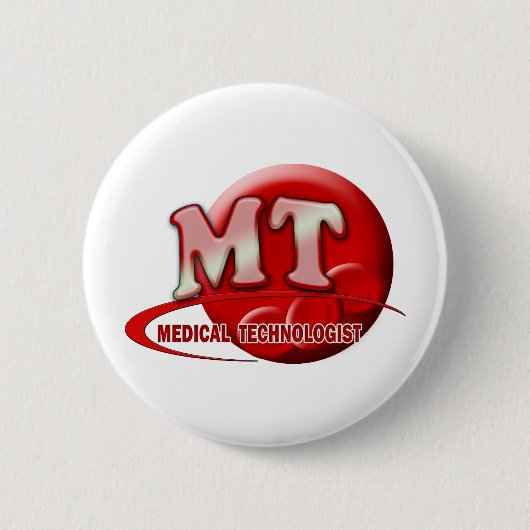 RBC MT LABORATORY SWUSHロゴ – MEDICAL TECH 缶バッジ (正面)
