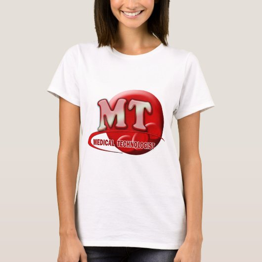 RBC MT LABORATORY SWUSHロゴ – MEDICAL TECH Tシャツ (正面)