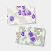 RBCs WBCsスライド顕微鏡血液学研究室 バッジ (正面＆裏面)