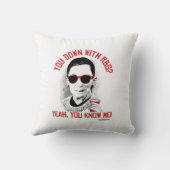 RBGとええ私を知っています クッション (裏面)