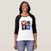 RBGとAllの平等に投票! Tシャツ (正面フル)