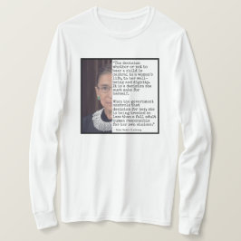 RBGによる子どもの出産引用文 Tシャツ