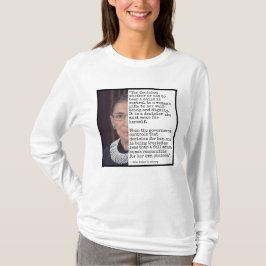 RBGによる子どもの出産引用文 Tシャツ