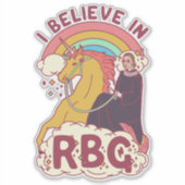 RBGに信じある シール (正面)