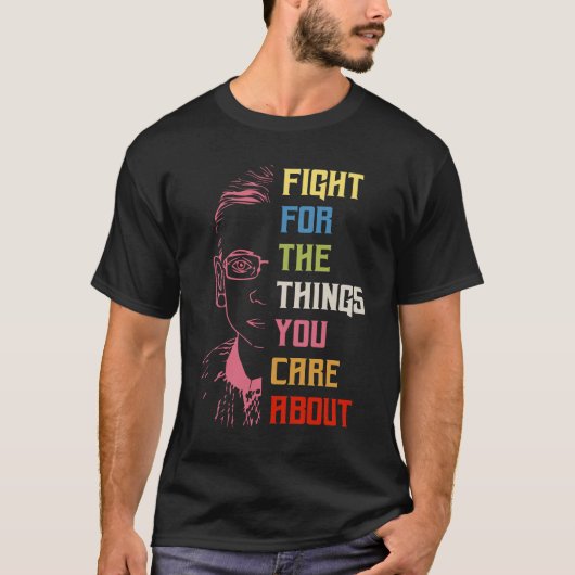 RBGに関する気にこと戦う Tシャツ (正面)