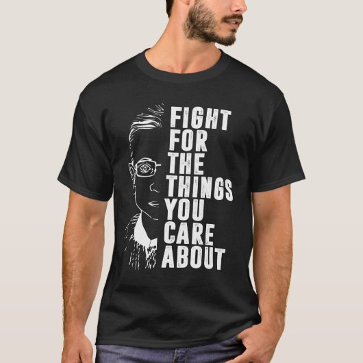 RBGに関する気にこと戦う Tシャツ (正面)