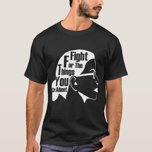 RBGに関する気にこと戦う Tシャツ (正面)