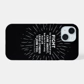 RBGの電話ケースにつ気にいてお客様の取り組み iPhone 15ケース (裏面横)