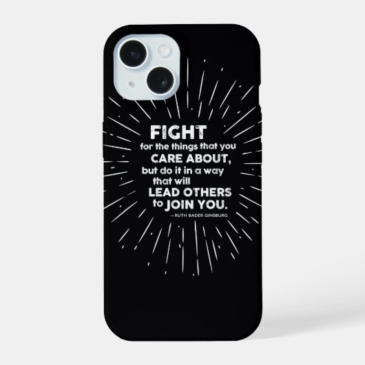 RBGの電話ケースにつ気にいてお客様の取り組み iPhone 15ケース (裏面)