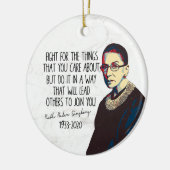 RBGは貴様の取り組み気にで戦う セラミックオーナメント (左)