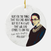 RBGは貴様の取り組み気にで戦う セラミックオーナメント (裏面)