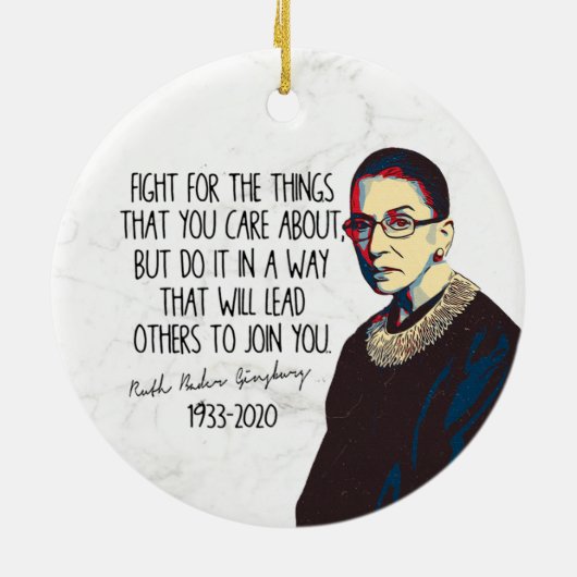 RBGは貴様の取り組み気にで戦う セラミックオーナメント (裏面)