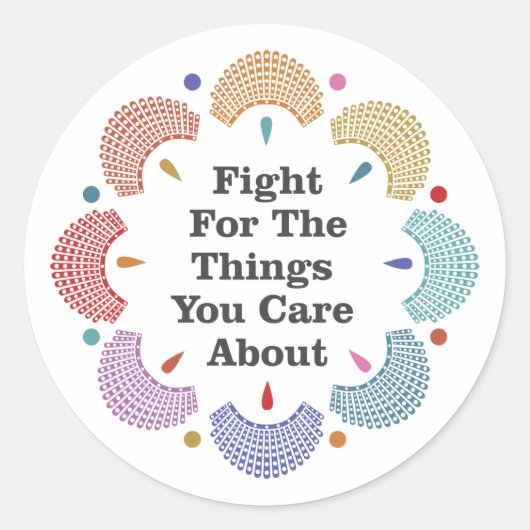 RBGカラーマンダラステッカー ラウンドシール (正面)