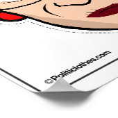 RBGカートゥーン切り出し顔マスク ポスター (角)