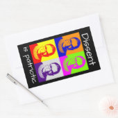 RBGスタンプ 長方形シール (封筒)