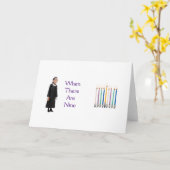 RBGハヌカー（ユダヤ教の祭り）カード カード (黄色い花)