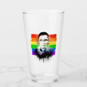 RBGプライドフラグ落書き タンブラーグラス (正面)