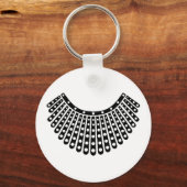 RBGルスバダーギンズバーググリッターお気に入りのカラー キーホルダー (正面)