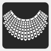 RBGルスバダーギンズバーググリッターお気に入りのカラー スクエアシール (正面)