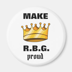 RBGルスバダー誇りを持ったギンズバーグを作成 マグネット