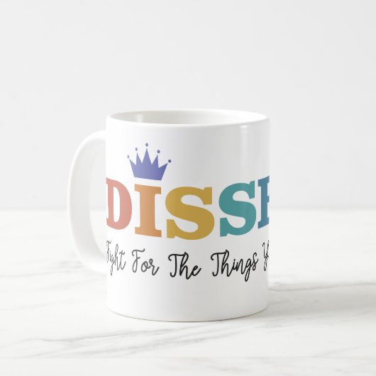 RBG反対意見の言明 コーヒーマグカップ (正面左)