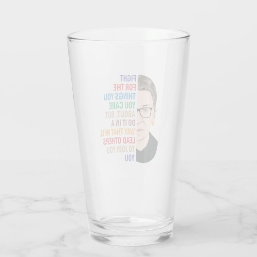 Rbg引用文、お前の事のために戦う気に タンブラーグラス (裏面)