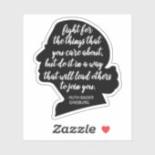 RBG引用文、ギンズバーグ引用文、ルスバダーギンズバーグ シール (シート)