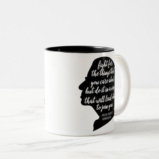 RBG引用文、ギンズバーグ引用文、ルスバダーギンズバーグ ツートーンマグカップ (正面右)