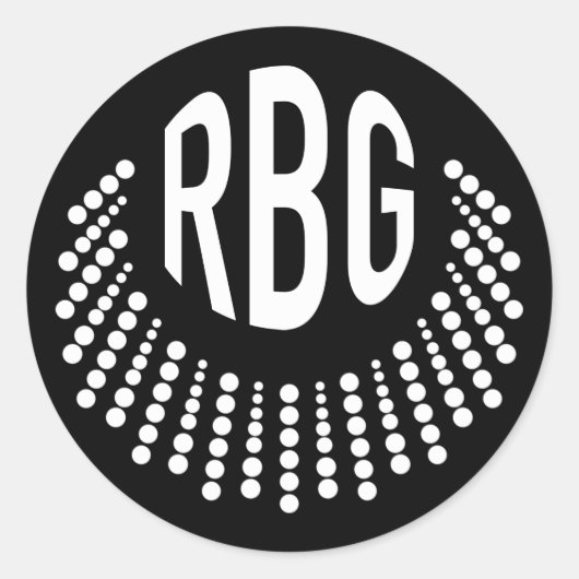 RBG異議のネックレス |シール ラウンドシール (正面)