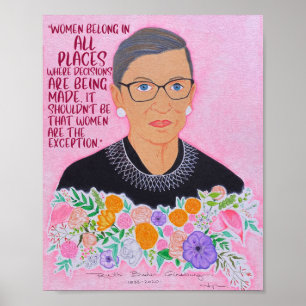 RBG「女性の所属」 ポスター