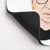 RBG – 女性は意思決定のすべての場所に属する マウスパッド (コーナー)