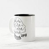 RBG、悪名高いRBG、9時 ツートーンマグカップ (正面左)