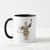 RBG「正義、正義は追い求める」Mug マグカップ (左)