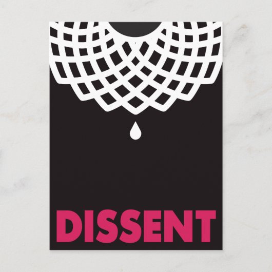 RBG 異議申し立て ポストカード (正面)