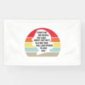 RBG -自分が取り組んでいることに対して闘う気にこと 横断幕 (横)