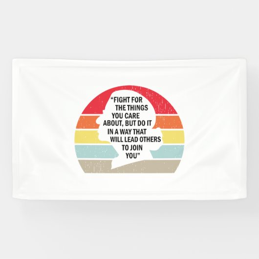 RBG -自分が取り組んでいることに対して闘う気にこと 横断幕 (横)