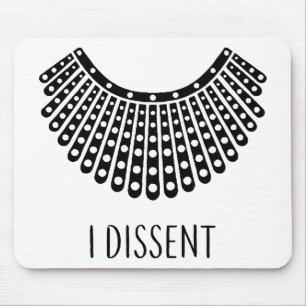 RBG Dissent Collar, Ruth Bader Ginsburg氏 マウスパッド