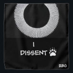 RBG I異議を唱えるペットバンダナ バンダナ<br><div class="desc">– かれらの激しさと独立性を示す、毛皮の友人たちのためのアクセサリー!</div>