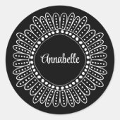 RBG I Decements Collar、Ruth Bader Ginsburg ラウンドシール (正面)