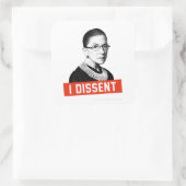 RBG: I DIssent スクエアシール (バッグ)