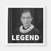 RBG "LEGEND" Magnet (Ruth Bader Ginsburg) マグネット (正面)